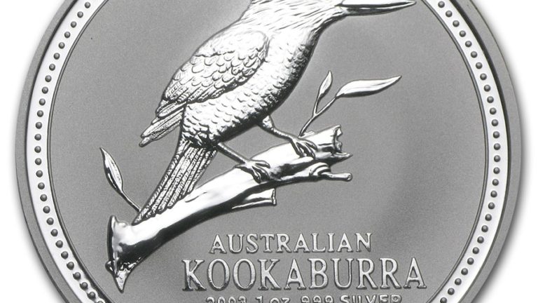 1oz Silver 2003 Australian Kookaburra