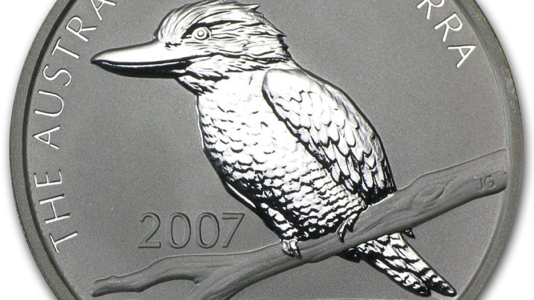 1oz Silver 2007 Australian Kookaburra